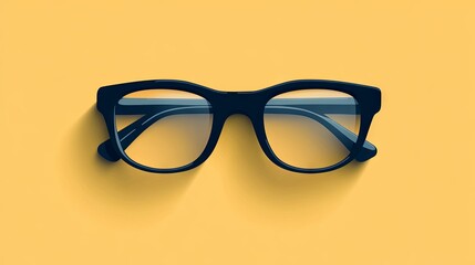 Prescription glasses with lenses, logo