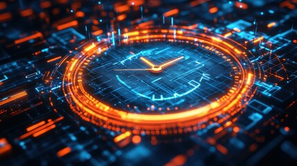 Digital Clock Time