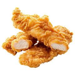 
Fried Chicken Fillet Strips, Crunchy and Soft Texture, golden Brown Crisp Snack