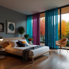 Render of luxury home interior, luxury Livingroom house or apartment interior design, mock up room design, Farmhouse home interior design of modern living room