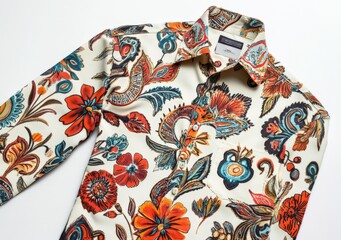 shirt_with_long-sleeves_paisley_print mockup