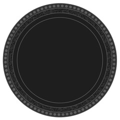 Floral ornamented frame; old style ornate decoration