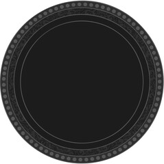 Floral ornamented frame; old style ornate decoration