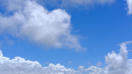 blue sky with clouds