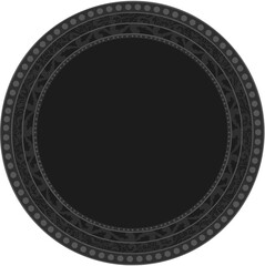 Floral ornamented frame; old style ornate decoration