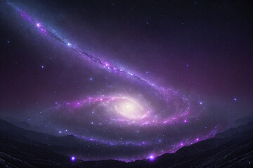 spiral galaxy background