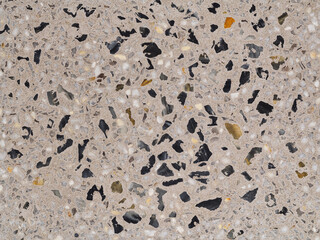 Closeup texture of terrazzo with marble