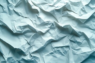 Fototapeta premium Crumpled Lined Paper with Blank Surface, Background Texture