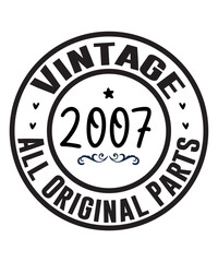 Vintage SVG, Vintage SVG Bundle, Vintage SVG cut File, Vintage SVG T-Shirt, Vintage 2003 Birthday Parts Svg, Birthday Cut File Cricut, Vintage Designs, Svg, Jpg, Pdf, Dxf, Png, Vintage Bundle