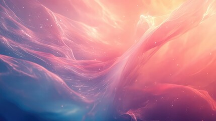 Fototapeta premium Ethereal fragments with subtle, radiant light and gentle colors creating a dreamy and abstract background.