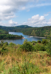 Base nautique de Garabit Grandval, pr&egrave;s du viaduc de Garabit, Cantal, France