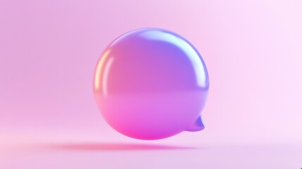 Floating Colorful Bubble: An Abstract Representation of Modern Graphic Design