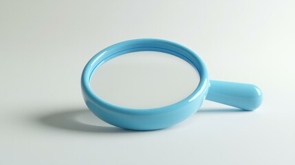 Stylish Blue Magnifying Glass for Creative Designs and Illustrations