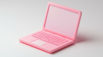 Stylish Pink Laptop: A Trendy Addition to Your Modern Workspace and Creative Tech Collection