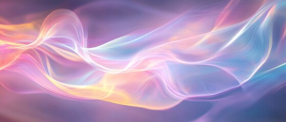 Obraz premium Abstract Blurred Light Swirls in Soft Pastels vintage grainy noise