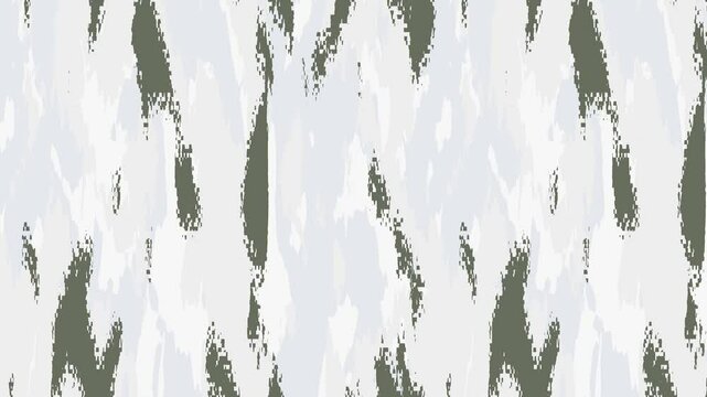 Military pixel flecktarn camouflage illustration seamless pattern winter camo texture banner illustration wallpaper animation