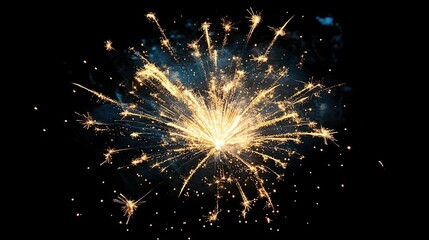 Obraz premium Dynamic fireworks lighting up the night sky ideal for designing lively and celebratory background images