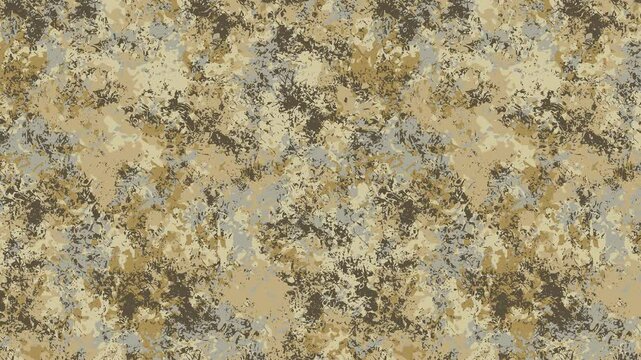 Military pixel flecktarn camouflage illustration seamless pattern arid desert camo square texture banner illustration wallpaper animation