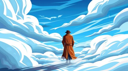 An alluring figure cloaked in fog fascinates with a mix of danger and mystery, drawing you into the shadows.