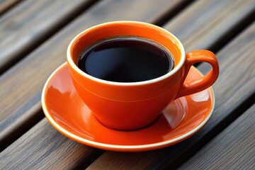 Fototapeta premium A Photo cup of coffee.