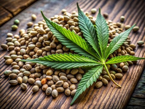 photo of cannabis seeds