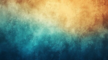 Vibrant Blue-Brown Grainy Background with Noise Texture, Ideal for Abstract Banner Designs and Pastel Backdrops - Generative AI.