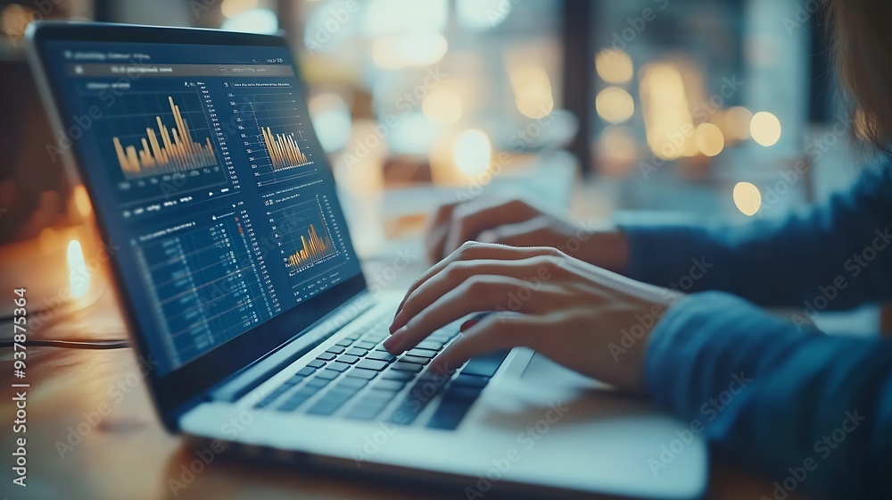 Leinwandbilder advice teamwork and people at laptop with graphs charts or data analysis for business growth researc