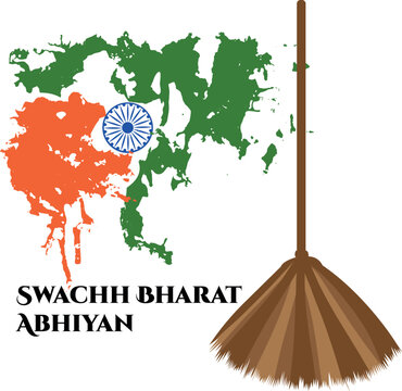 swachh bharat abhiyan png, broom clipart, cleanliness isolated on transparent background