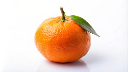 Fresh and vibrant tangerine fruit on a white background, citrus, orange, juicy, tropical, vibrant, healthy, natural, organic