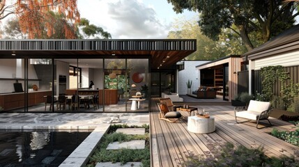 Modern Home Extension, Renovated, New Deck, Patio