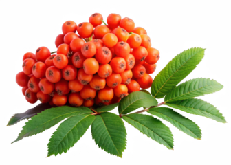rowan berries on a branch