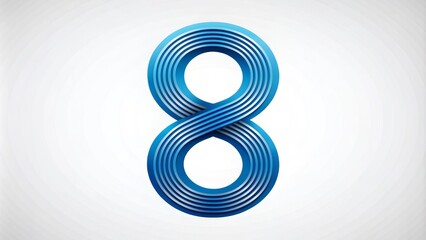 A blue eight-bar logo symbolizing innovation and technology, set against a white background, representing excellence and reliability in the computer industry.