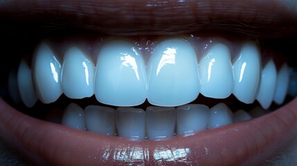 white healthy teeth 