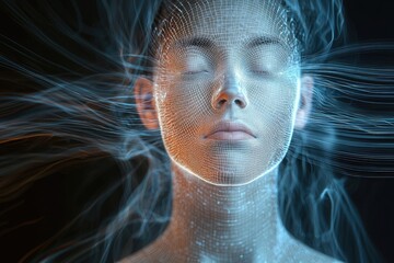 Human energy field: electromagnetic field surrounding the human body, depicting its role in health, vitality, and the interaction between physical and energetic dimensions.