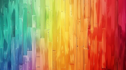 A vibrant, colorful wooden panel background showcasing a gradient from green to red.