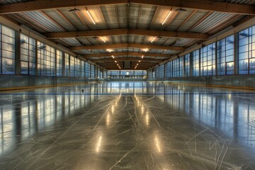 Fototapeta premium An abandoned building with many windows, suitable for use in architectural or urban landscape photoshoots