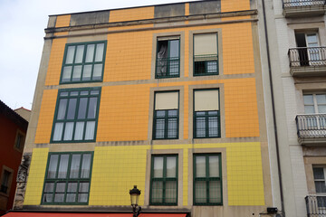 Historical buildings in Gijon, Asturias, Spain