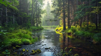 Obraz premium Tranquil Moments: Embracing Rest and Relaxation in Nature's Serene Beauty 