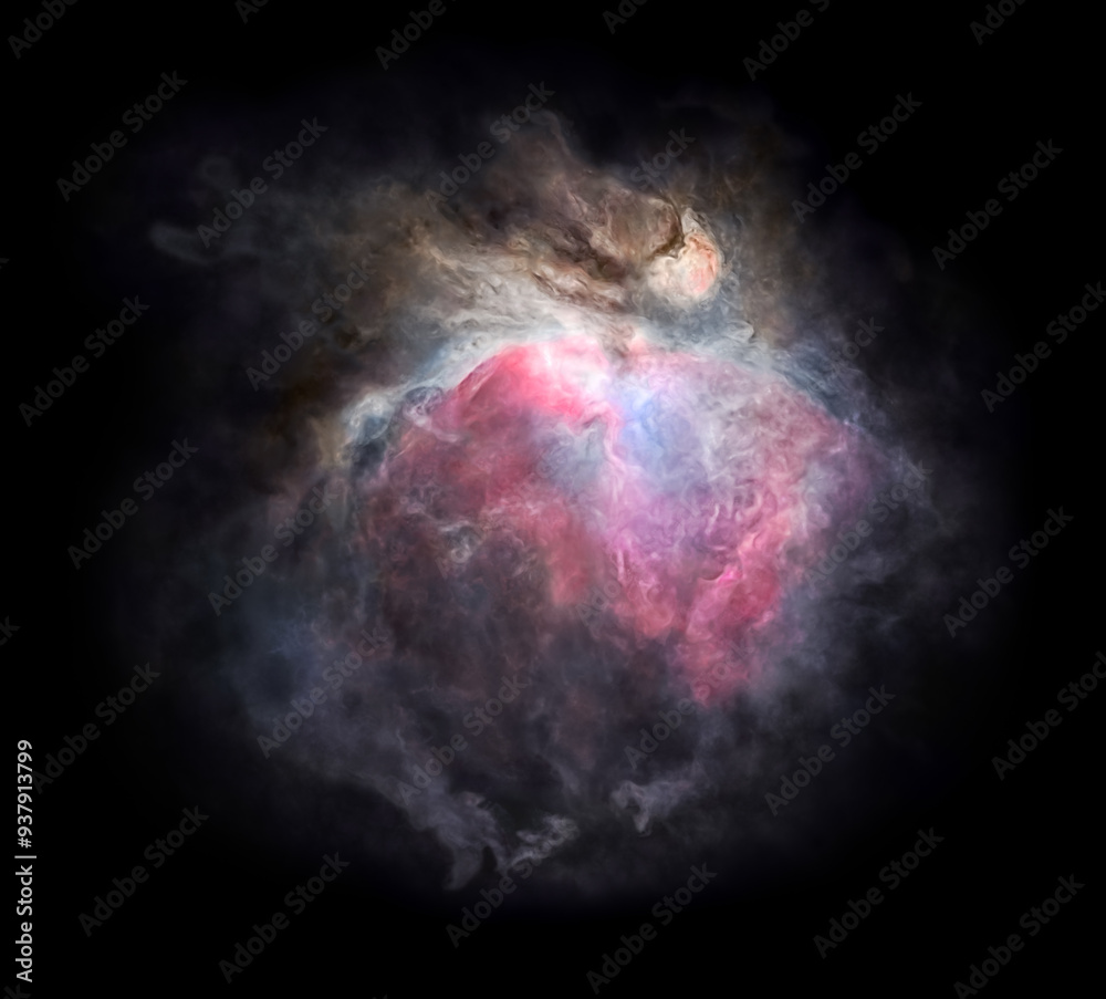 Canvas Prints orion nebula isolated