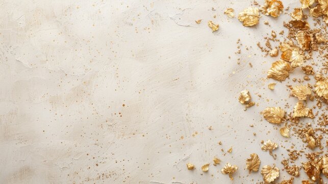 Vintage chinoiserie horse illustration, golden brushstrokes create a textured canvas, perfect for modern art wallpapers, posters, cards, and murals in minimalist settings.