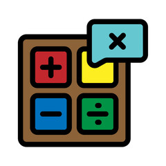 Fototapeta premium math icon