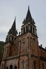 Fototapeta premium View of the basilica of Covadonga, Asturias, Spain