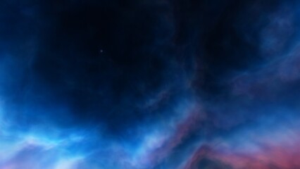 Colorful space galaxy cloud nebula. Stary night cosmos. Universe science astronomy. Supernova background wallpaper
