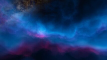 Night sky - Universe filled with stars, nebula and galaxy