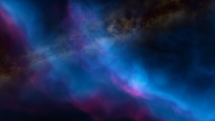 Night sky - Universe filled with stars, nebula and galaxy