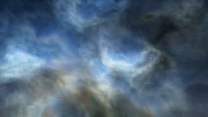 Night sky - Universe filled with stars, nebula and galaxy