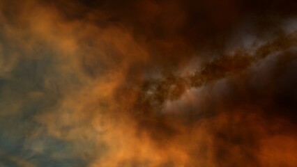 Night sky - Universe filled with stars, nebula and galaxy