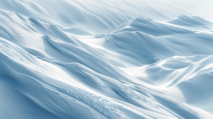 Fototapeta premium Snowy Mountain Landscape