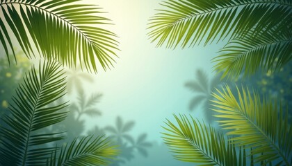 Fototapeta premium palm tree background
