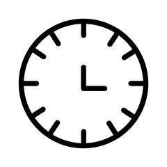 Time line icon. Clock icon. Vector illustration isolated on white background.